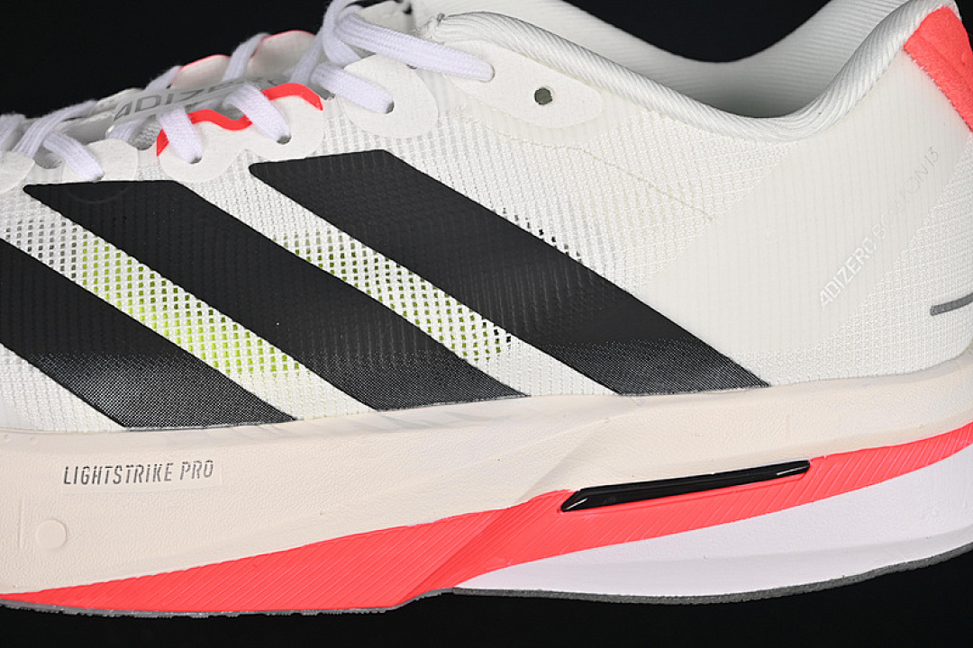 On Running [JS4932]-[ADIZERO BOSTON 13 WHITE/BLACK/ORANGE]-[WOMAN:36-39]-[MAN:40-46] - Image 8