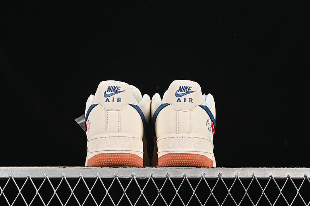 Nike [QW5836-001]-[AIR FORCE 1 07 LOW GREY/BEIGE/BLUE]-[WOMAN:36-39]-[MAN:40-45] - Image 14