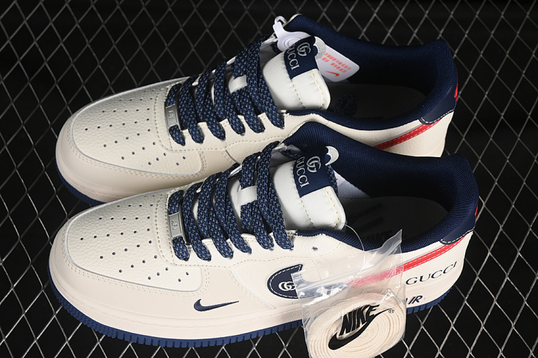 Nike [JJ2508-713]-[AIR FORCE 1 07 LOW WHITE/BLUE/RED]-[WOMAN:36-39]-[MAN:40-45] - Image 11