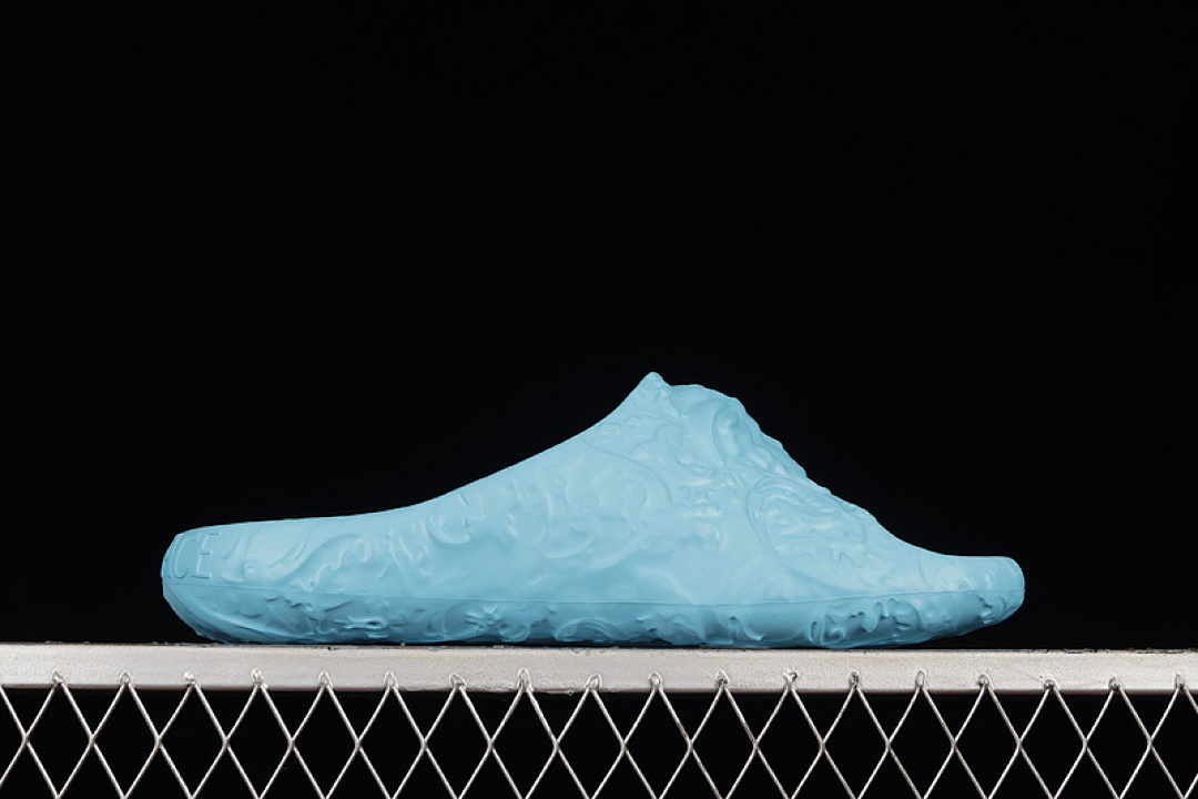 Versace [1GB00]-[VER*SACE MEDUSA DIMENSION SLIPPERS BLUE/BLUE/BLUE]-[WOMAN:36-39]-[MAN:40-45] - Image 11