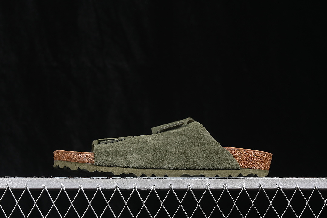 Birkenstock Birkenstock ELASTIC CUSHIONING CORK RUBBER SHOES GREEN/GREEN/GREEN · 1010503, photo 1