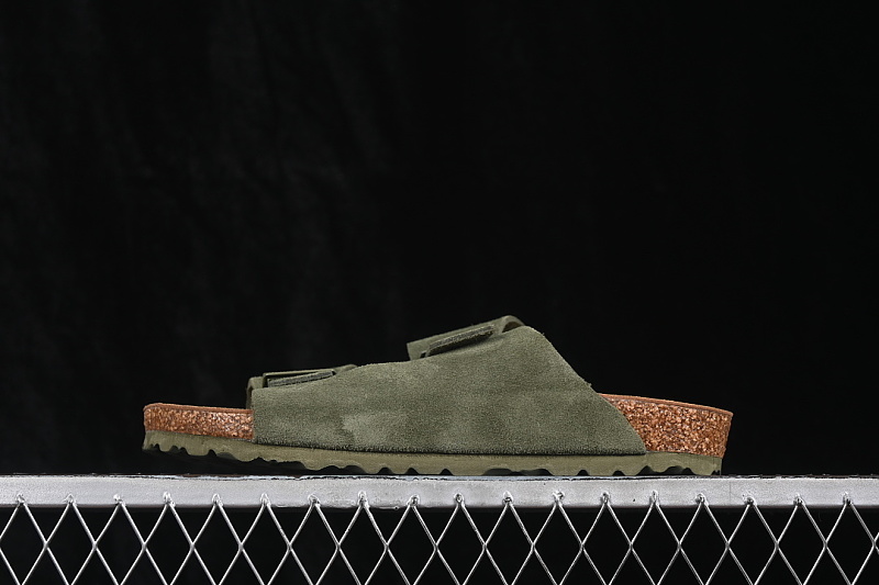 Birkenstock Birkenstock ELASTIC CUSHIONING CORK RUBBER SHOES GREEN/GREEN/GREEN · 1010503, photo 1