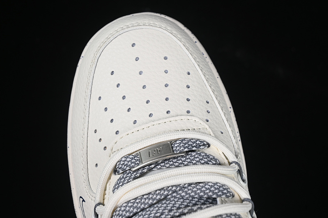 Nike [DM6868-066]-[AIR FORCE 1 07 LOW LV WHITE/GREY/BLUE]-[WOMAN:36-39]-[MAN:40-45] - Image 10
