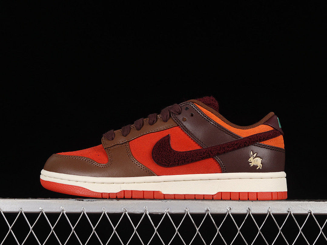 Unbranded [FD4203-661]-[DUNK LOW YEAR OF THE RABBIT BROWN/ORANGE]-[WOMAN:36-39]-[MAN:40-46], photo 1