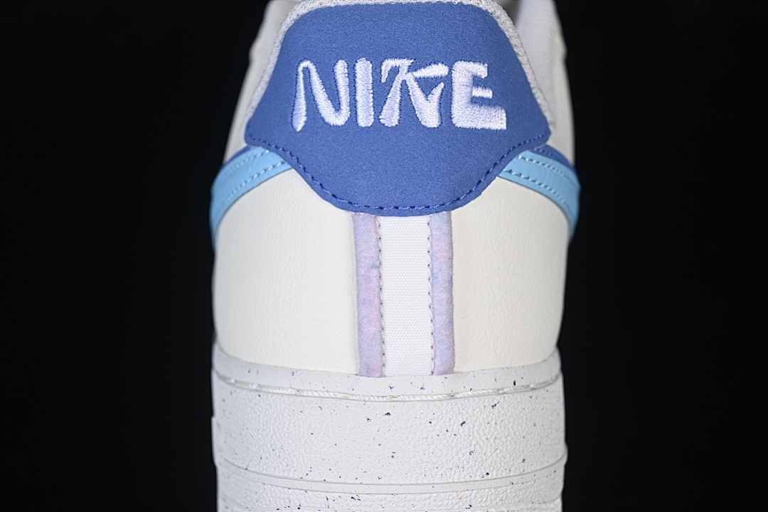 Nike [DO9786-100]-[AIR FORCE 1 LOW 07 LV8 MEDIUM BLUE/BLACK/BLUE CHILL]-[WOMAN:36-39]-[MAN:40-45] - Image 7