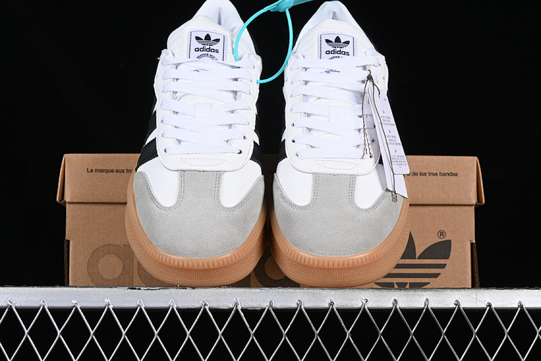 Adidas [IE1377]-[SAMBA XLG WHITE/BLACK/GREY/BROWN]-[WOMAN:36-39]-[MAN:40-45] - Image 14