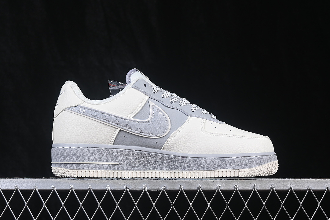 Nike [DN9688-142]-[AIR FORCE 1 07 LOW CASUAL SNEAKERS LIGHT GRAY/WHITE]-[WOMAN:36-39]-[MAN:40-45] - Image 15