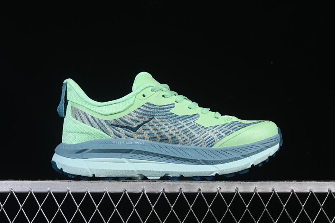 Hoka [1131056 LGOM]-[MAFATE SPEED 4 MOUNTAIN SHOES MINT GREEN/NAVY BLUE]-[WOMAN:36-39]-[MAN:40-45] - Image 15