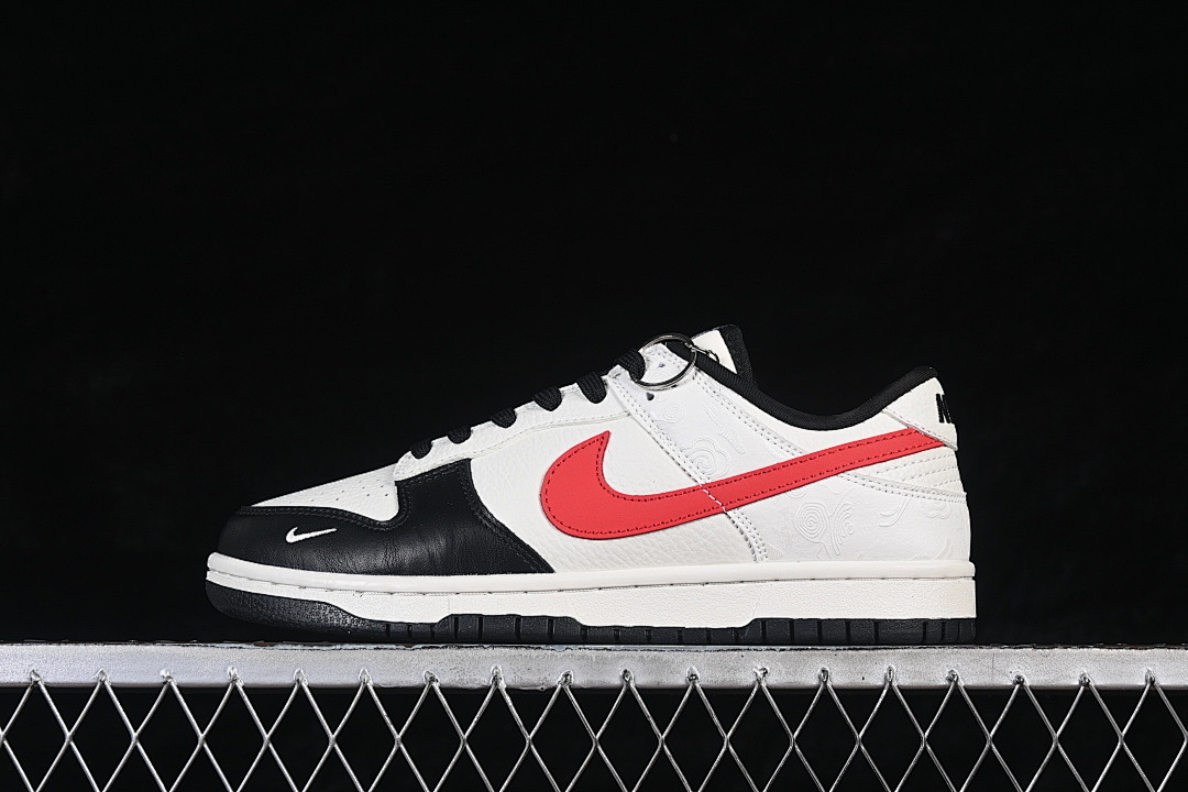 Unbranded [IM6670-202]-[SB DUNK LOW LOW-TOP CASUAL SNEAKERS WHITE/BLACK/RED]-[WOMAN:36-39]-[MAN:40-45], photo 1