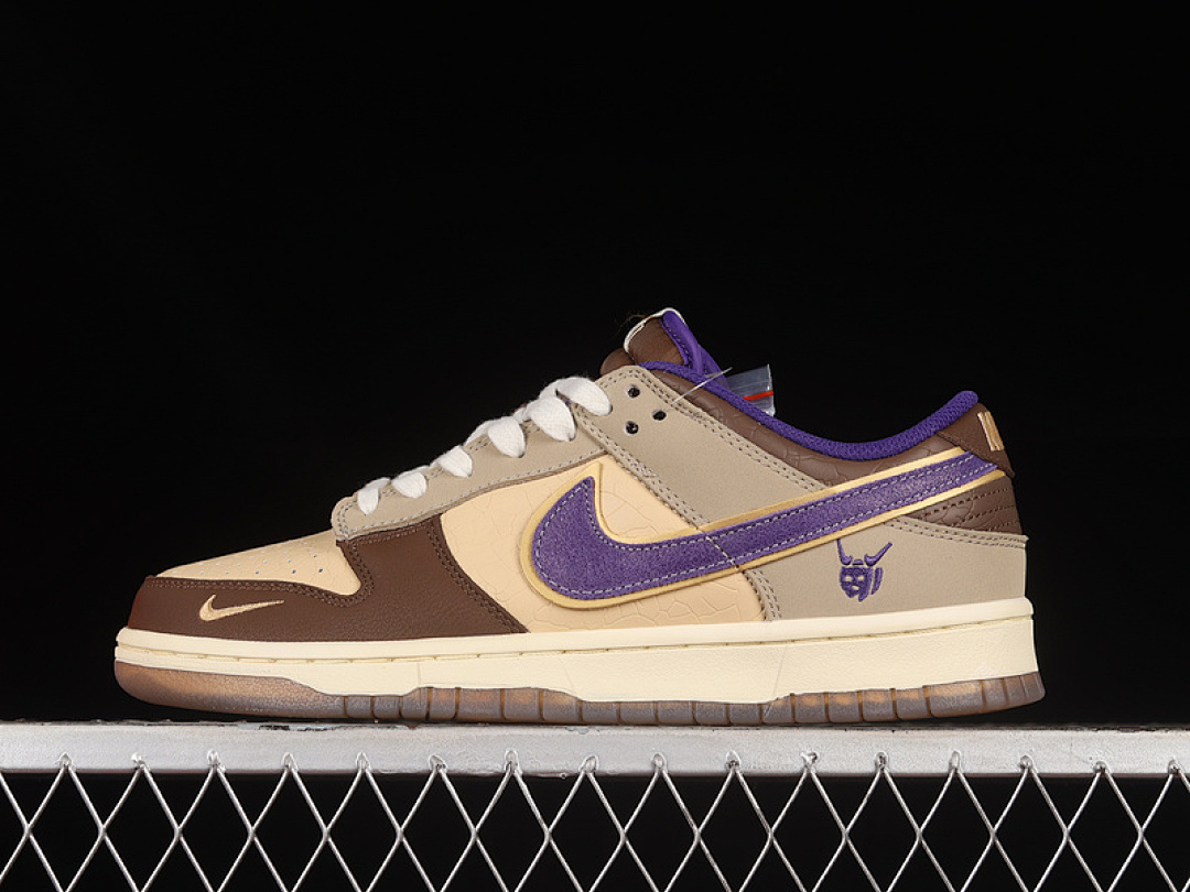 Purple [DQ5009-268]-[DUNK LOW PREMIUM SETSUBUN WHITE ONYX/COURT PURPLE/KHAKI]-[UNSIZE:36-47.5], photo 1