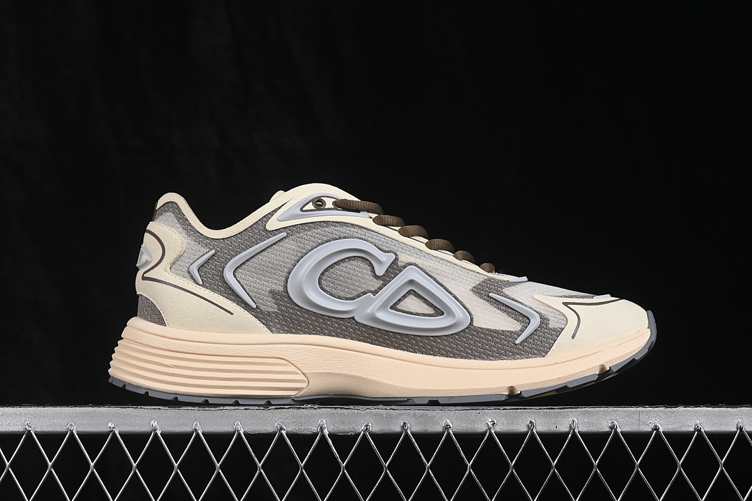 Dior [3SN342ABFH106]-[LOW-TOP CASUAL LIFESTYLE SHOES WHITE/GREY/BROWN]-[WOMAN:38-39]-[MAN:40-47] - Image 16