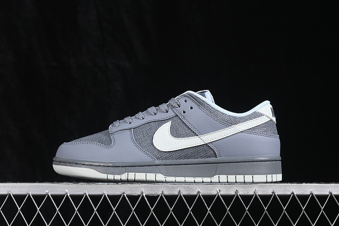 Nike DUNK LOW CASUAL SNEAKERS DARK GRAY/WHITE · IH1940-001, photo 1