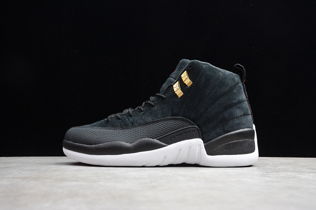 Jordan [130690-017]-[GZ AIR JORDAN 12 RETRO REVERSE TAXI BLACK/WHITE]-[MAN:40.5-47.5]], photo 1