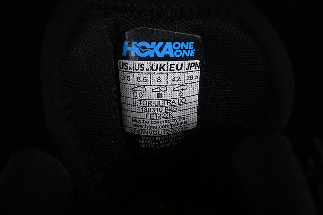 Hoka [1130310 BZST]-[HOKA TOR ULTRA BLACK/GREY/GREEN]-[MAN:40-45] - Image 6