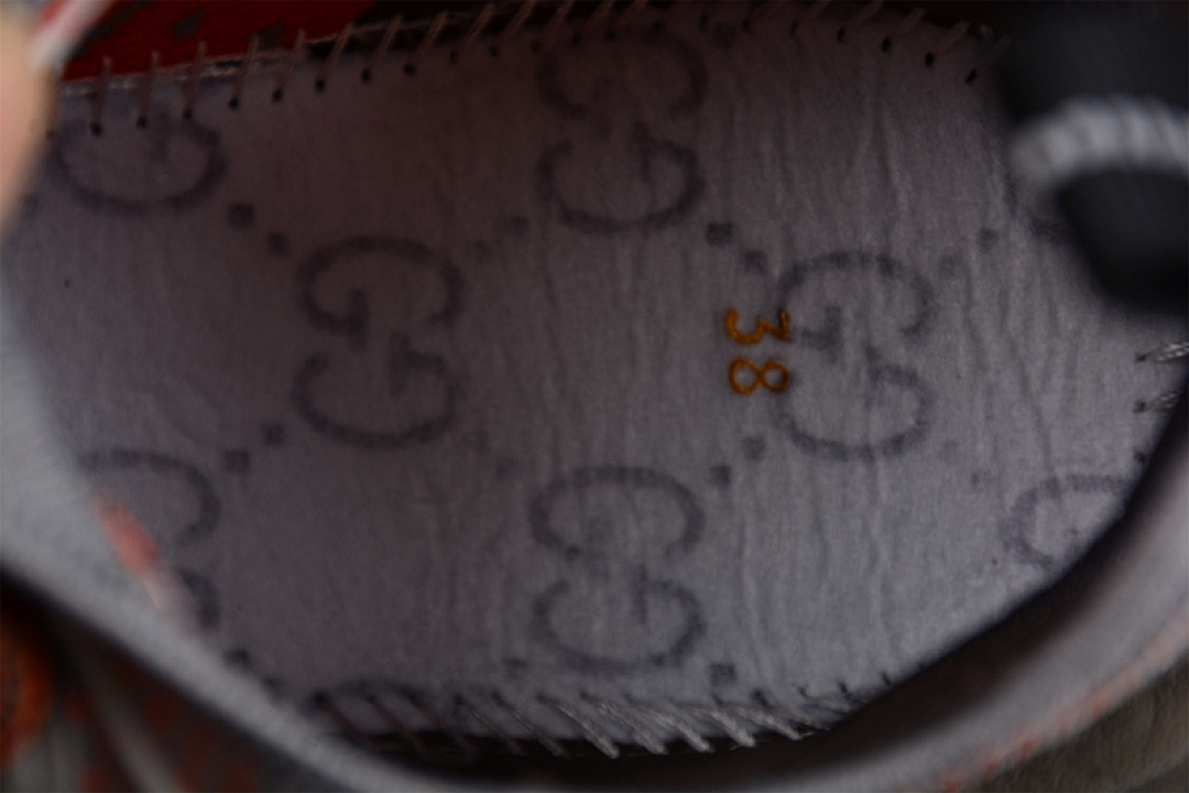 Gucci [680903UF3101270]-[GU*CCI KNIT SNEAKERS GREY/GREY/ORANGE]-[WOMAN:36-39]-[MAN:40-46] - Image 3