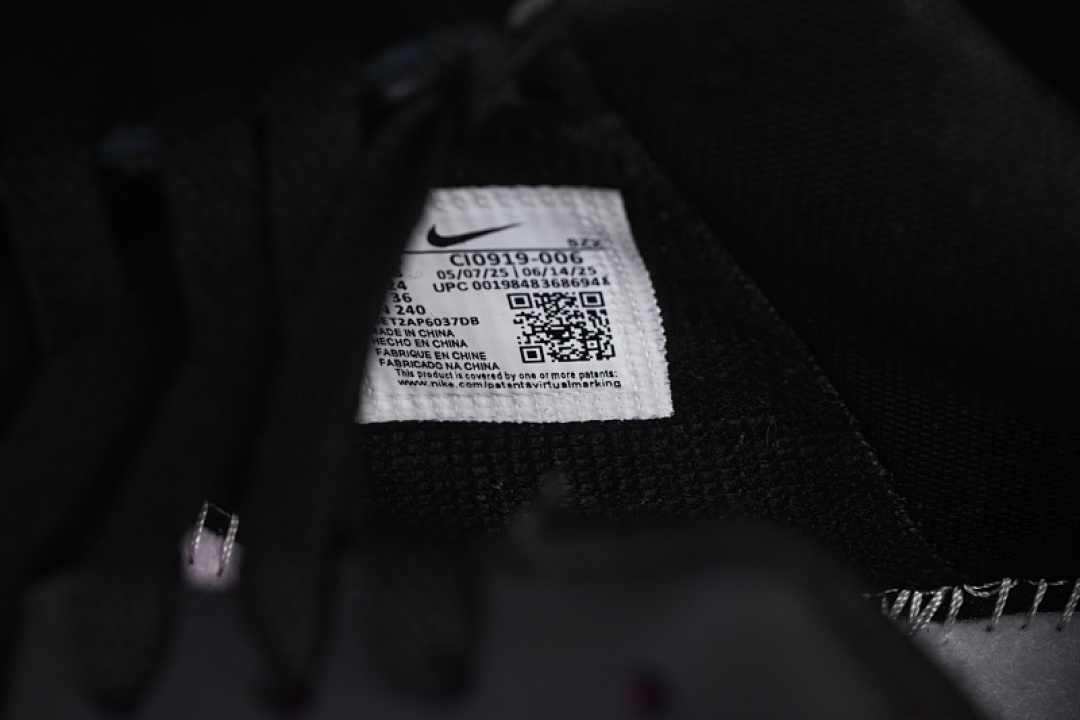 Nike [CI0919-006]-[AIR FORCE 1 LOW SHADOW BLACK/PINK SPELL/PINK BLAST]-[WOMAN:35.5-39]-[MAN:40] - Image 6