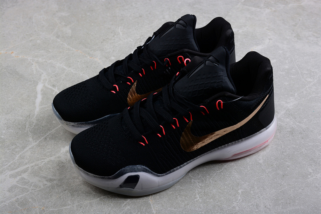 Nike [718763-091]-[KOBE 10 ELITE ROSE GOⅠD PACK BLACK/WHITE/HOT LAVA/METALLIC RED BRONZE] - Image 10