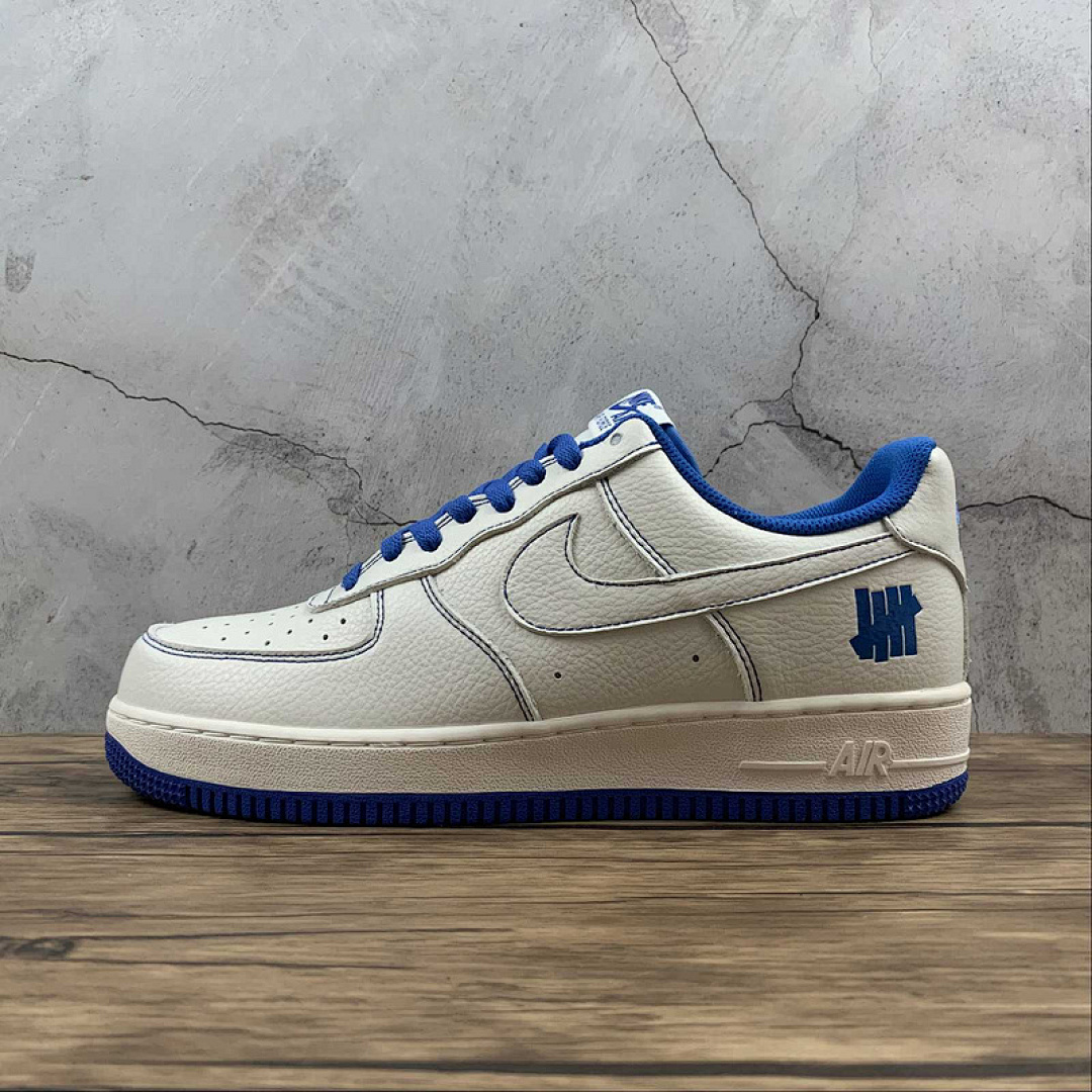 Nike Nike UNDEFEATED X AIR FORCE 1 LOW WHITE/WHITE/ROYAL BLUE · UN1570-680, photo 1