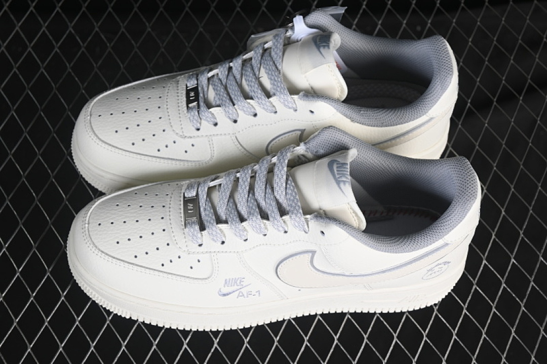 Nike [CS5288-039]-[AIR FORCE 1 07 LOW CASUAL SHOES WHITE/LIGHT GRAY]-[WOMAN:36-39]-[MAN:40-45] - Image 10