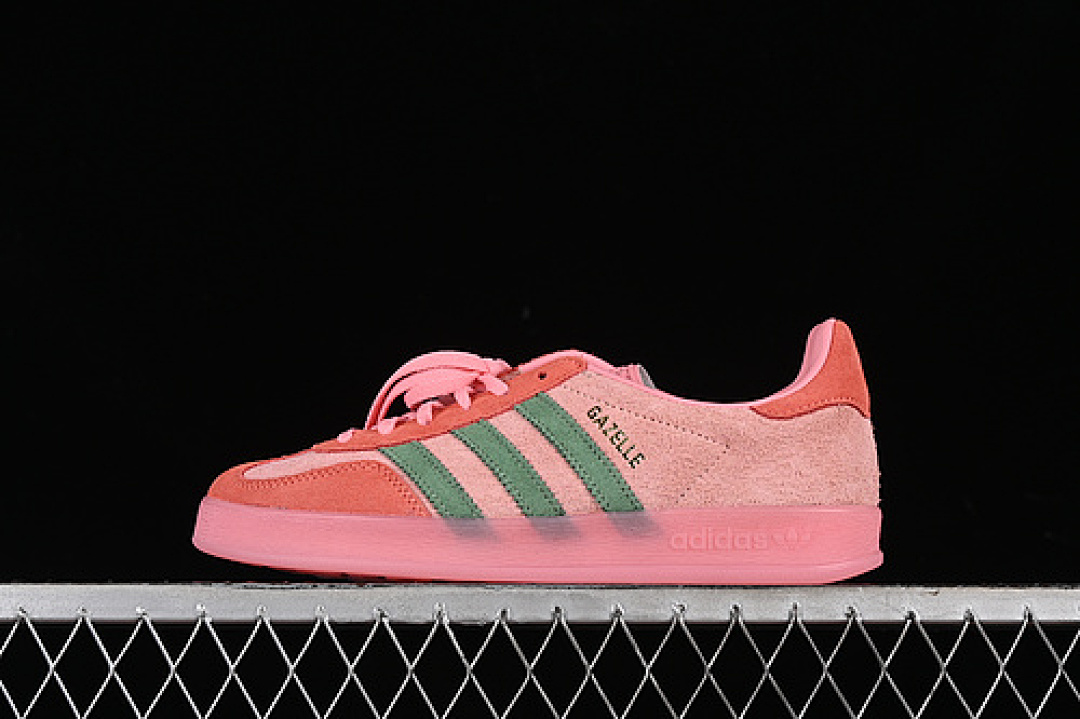 Unbranded [IG6782]-[ORIGINALS GAZELLE INDOOR SEMI PINK SPARK/PRELOVED GREEN/PRELOVED SCARLET]-[35-44], photo 1