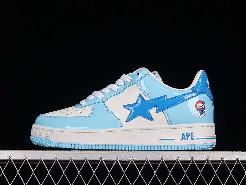 Bape HUMAN MADE Bape STA SK8 TO NIGO BLUE/BLUE/WHITE · 1H70191021, photo 1