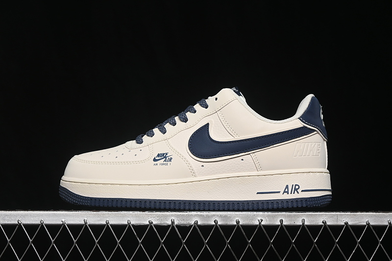 Nike Nike AIR FORCE 1 07 LOW CASUAL SNEAKERS BEIGE/BLUE/BEIGE · DD1982-351, photo 1