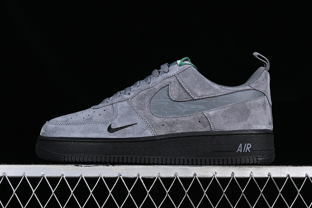 Nike [DZ4514-002]-[AIR FORCE 1 07 LV8 REFLECTIVE SWOOSH COOL GREY/BLACK/COOL GREY]-[UNSIZE:36-45], photo 1