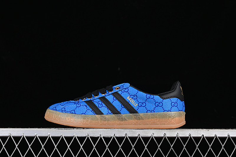 Adidas ORIGINALS X GU*CCI GAZELLE NIGHTSTRIKE PACK CORE BLACK/BLUE · HQ8896, photo 1