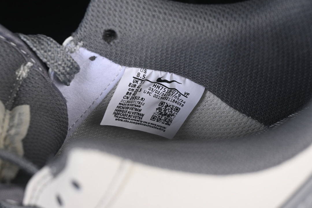Nike [HH7518-079]-[AIR FORCE 1 07 LOW CASUAL SNEAKERS GREY/WHITE]-[WOMAN:36-39]-[MAN:40-45] - Image 5