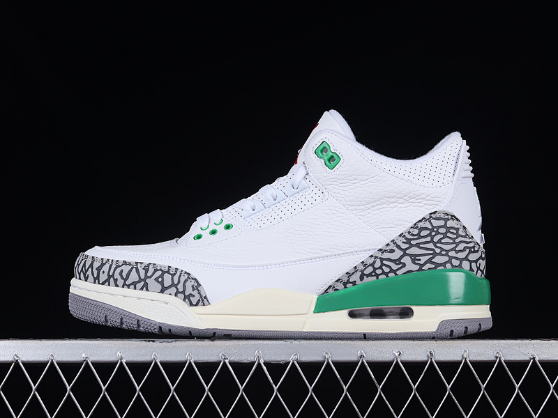Jordan AIR Jordan 3 WHITE/VARSITY RED-LUCKY GREEN-CEMENT GREY-ANTHRACITE-SAIL · CK9246-136, photo 1