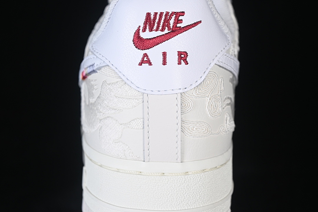 Nike [IQ1119-011]-[AIR FORCE 1 07 LOW CASUAL SNEAKERS RED/WHITE]-[WOMAN:36-39]-[MAN:40-46] - Image 6