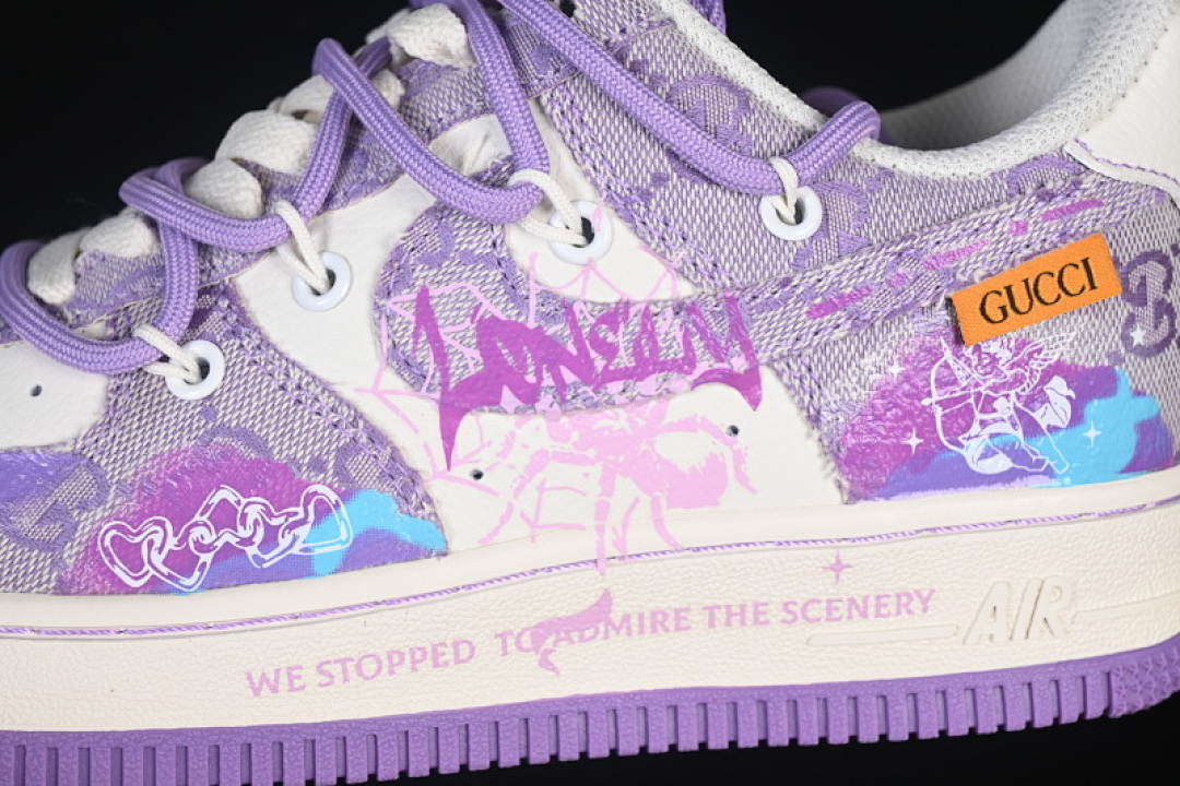 Nike [BD7700-202]-[AIR FORCE 1 07 LOW Dreaming Purple/WHITE]-[WOMAN:36-39]-[MAN:40-45] - Image 7