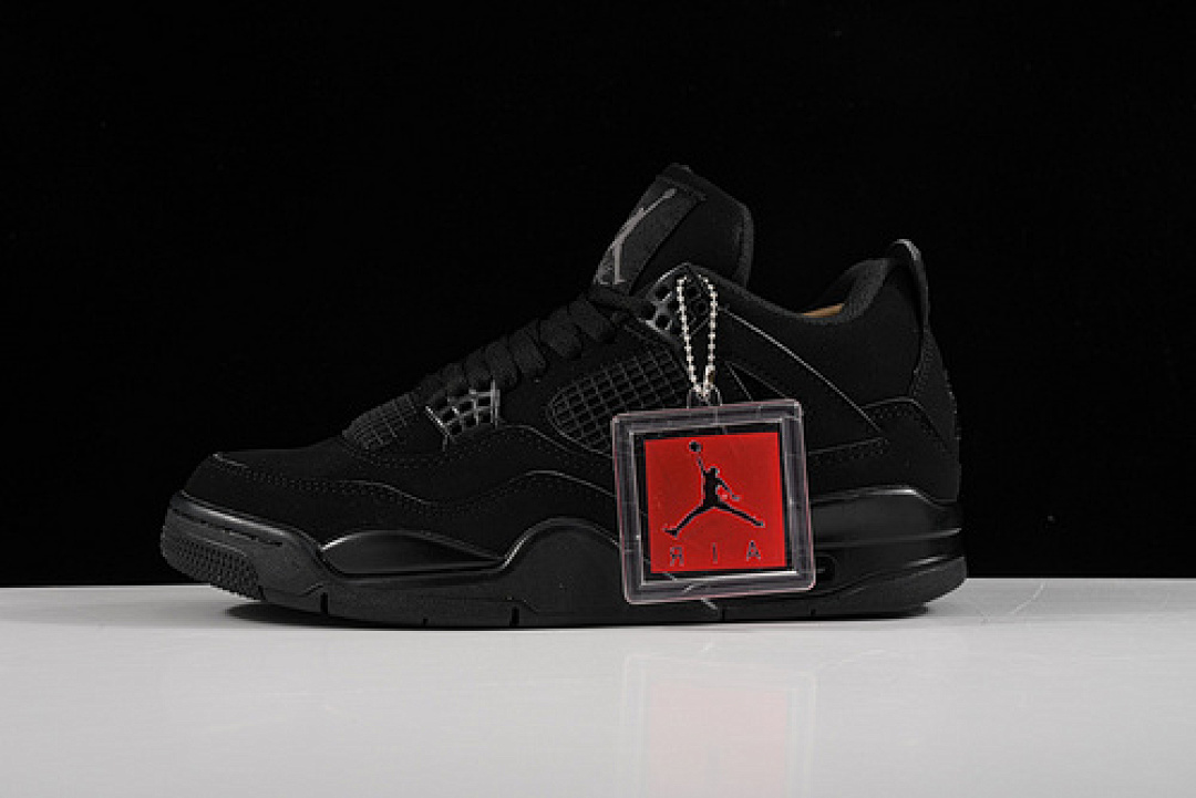 Jordan AIR Jordan RETRO 4 BLACK CAT BLACK/BLACK · CU1110-010, photo 1