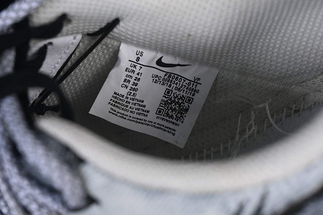 Nike [FB0607-110]-[AIR FORCE 1 07 LOW WHITE/GREY/BLACK]-[WOMAN:36-39]-[MAN:40-45] - Image 6