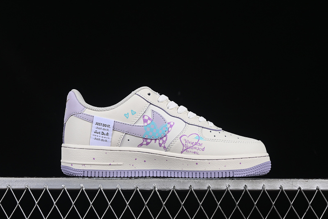 Nike [FB1839-213]-[AIR FORCE 1 07 LOW PURPLE BUTTERFLY WHITE/PURPLE]-[WOMAN:36-42] - Image 16