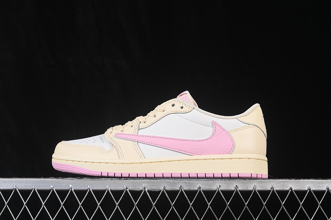 Unbranded [IQ7604-100]-[JORDAN 1 RETRO LOW OG SP MUSLIN/SHY PINK/SAIL/UNIVERSITY RED]-[MAN:40-48.5] - Image 2