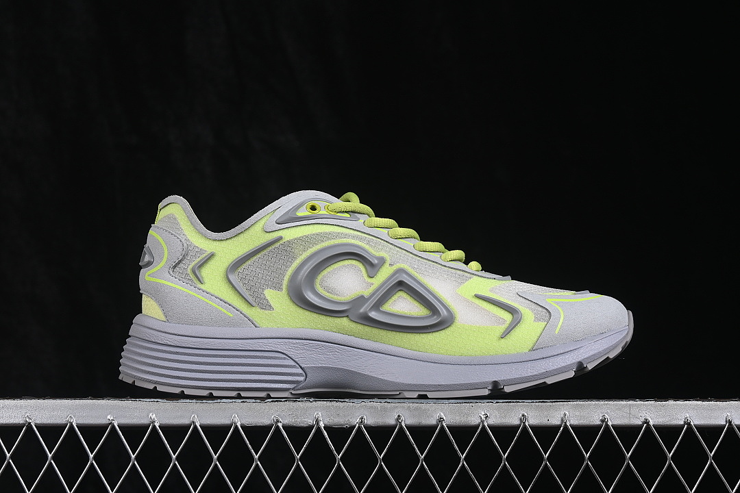 Dior [3SN342ABFH814]-[LOW-TOP CASUAL LIFESTYLE SHOES GREY/GREEN]-[WOMAN:38-39]-[MAN:40-47] - Image 15