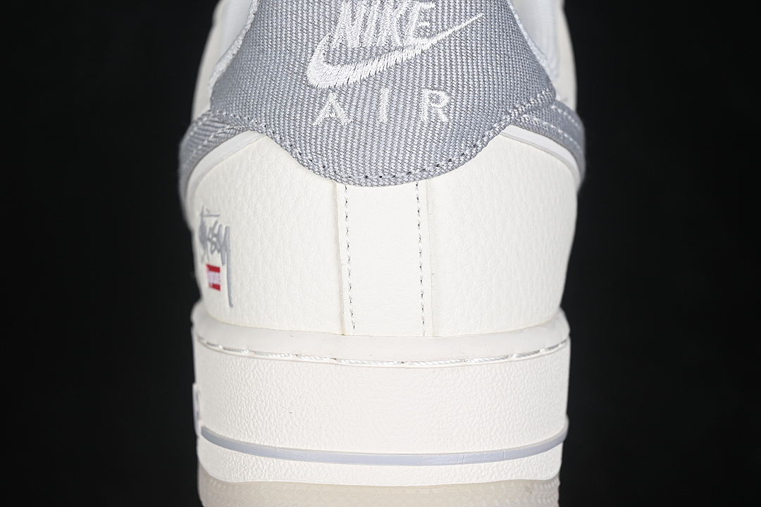 Nike [DN9688-106]-[AIR FORCE 1 07 LOW CASUAL SNEAKERS WHITE/GREY/WHITE]-[WOMAN:36-39]-[MAN:40-45] - Image 7