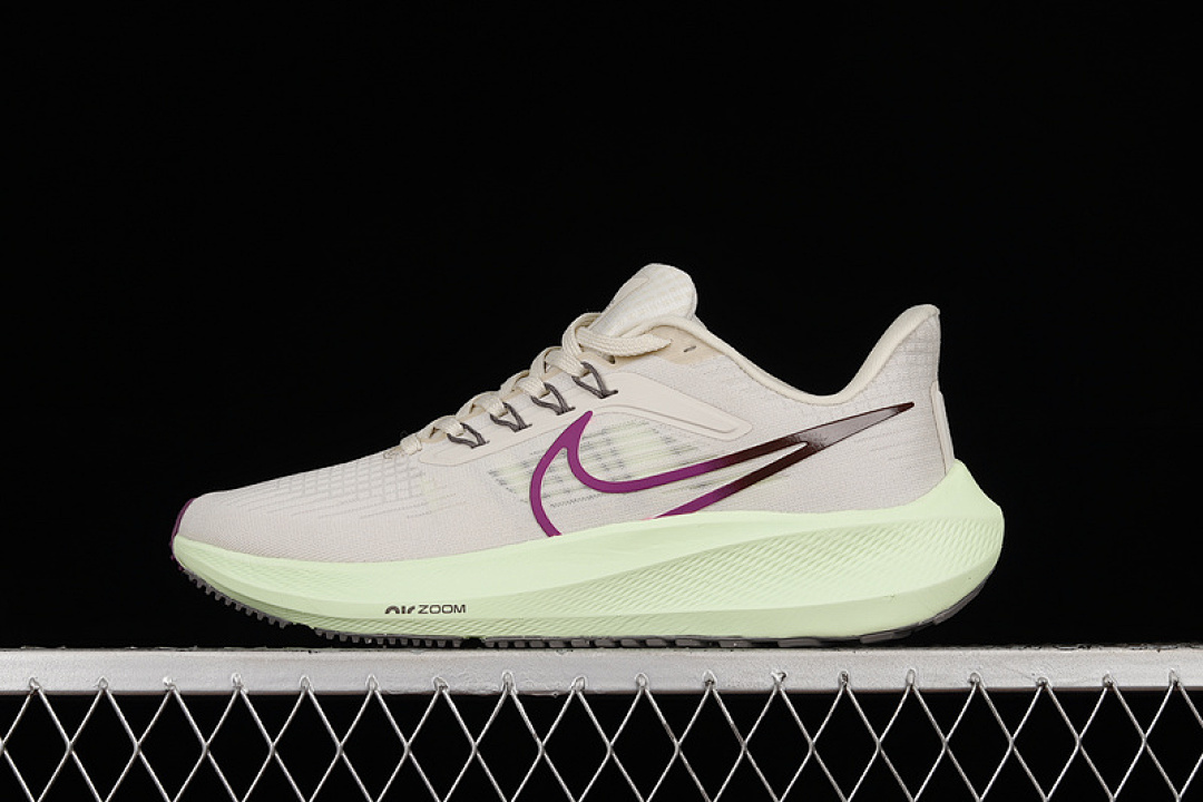 Nike [DH4071-101]-[AIR ZOOM PEGASUS 39 BEIGE/BARELY VOLT/PURPLE]-[WOMAN:36-39]-[MAN:40-45], photo 1