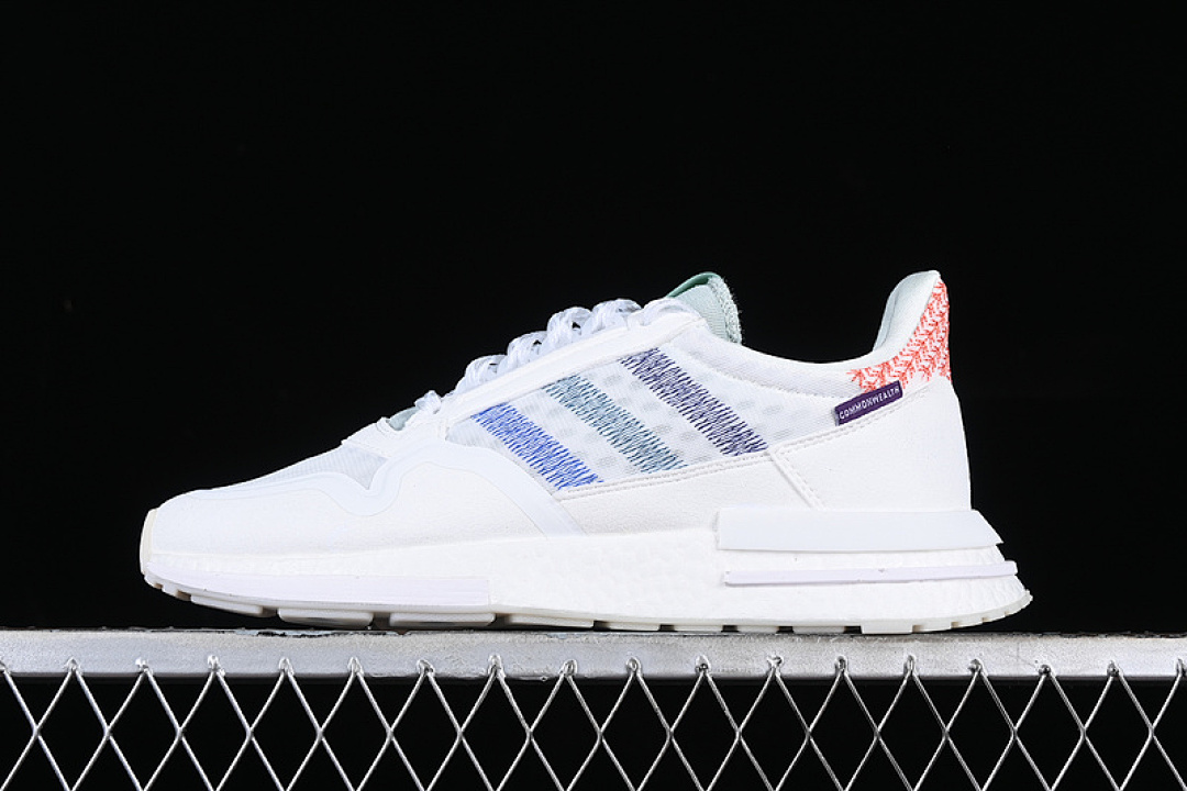 Purple ZX500 RM BOOST WHITE/BLUE/PURPLE/ORANGE · DB3510, photo 1