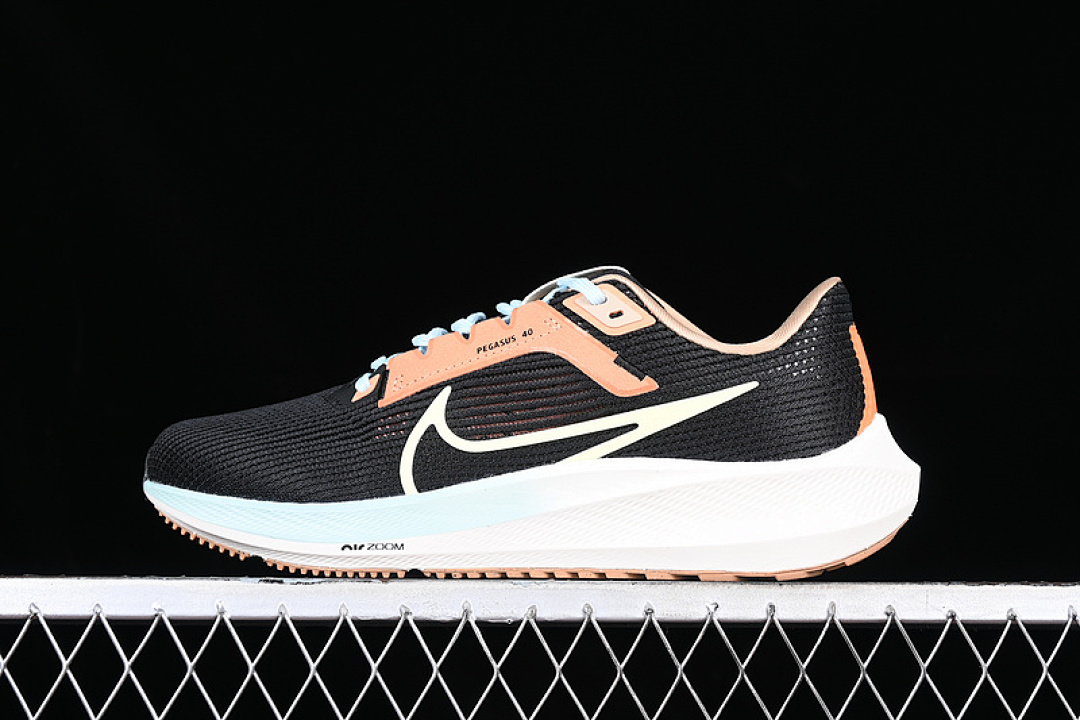 Nike [FQ6852-081]-[AIR ZOOM PEGASUS 40 WHITE/BLACK/YELLOW/ORANGE]-[MAN:39-46] - Image 2