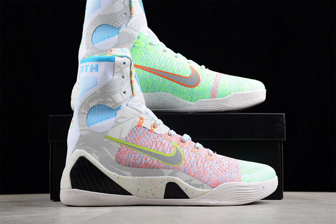 Nike [678301-904]-[KOBE 9 ELITE PREMIUM WHAT THE KOBE MULTI-COLOR/REFLECT SILVER/CHLORINE (BLUE]) - Image 2