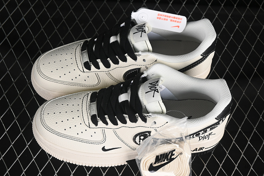 Nike [XS1958-544]-[AIR FORCE 1 07 LOW WHITE/BLACK]-[WOMAN:36-39]-[MAN:40-45] - Image 11