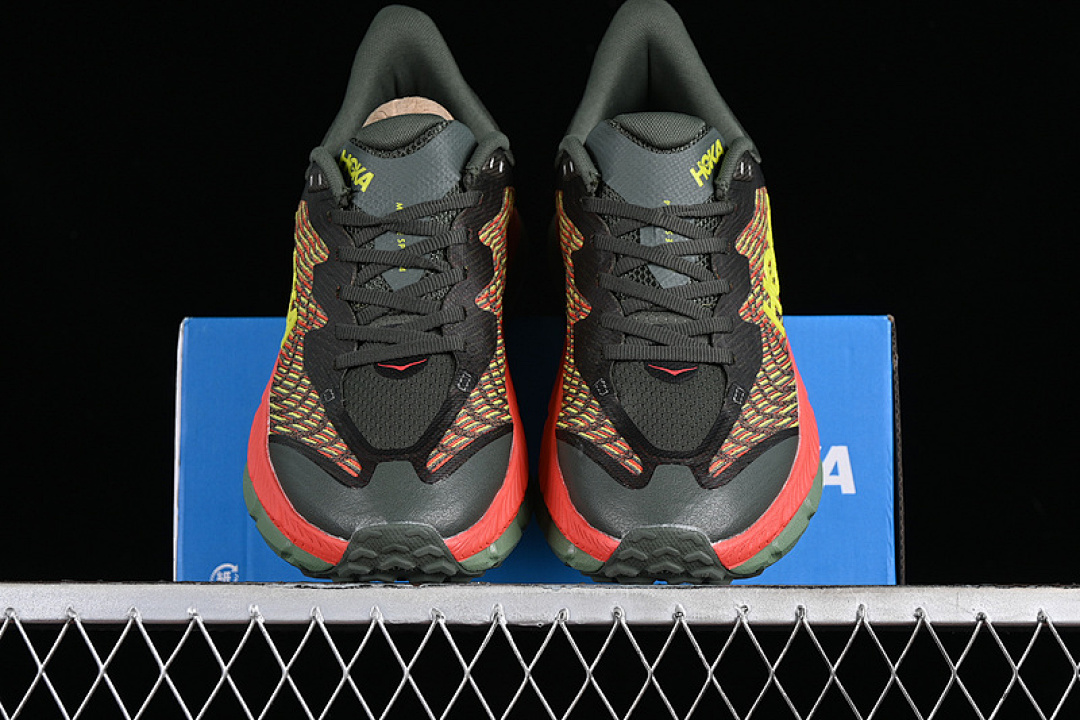 Hoka [1129930 IFST]-[HOKA ONE MAFATE SPEED 4 GREEN/ORANGE]-[WOMAN:36-39]-[MAN:40-45] - Image 13