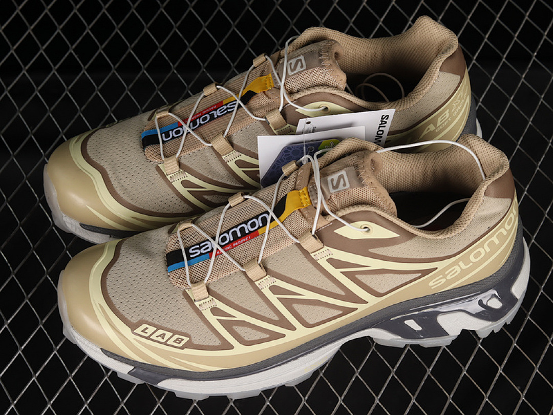 On Running [416410-22]-[XT 6 FOR DSM GAOKE DUANJI OUTDOOR CASUAL KHAKI/YELLOW]-[WOMAN:36-39]-[MAN:40-46] - Image 10