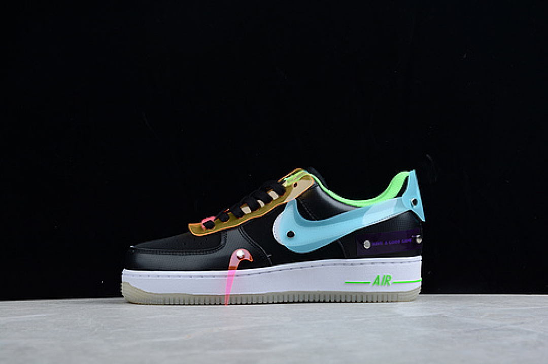 Nike [DO7085-011]-[AIR FORCE 1 LOW HAVE A GOOD GAME BLACK/MULTI-COLOR/WHITE]-[UNSIEX:36-45], photo 1
