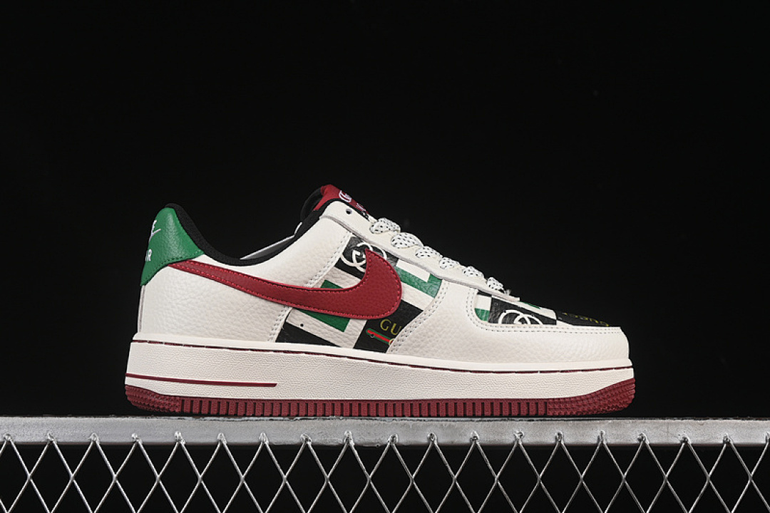 Nike [LW9279-012]-[AIR FORCE 1 07 LOW WHITE/RED/GREEN]-[WOMAN:36-39]-[MAN:40-45] - Image 16