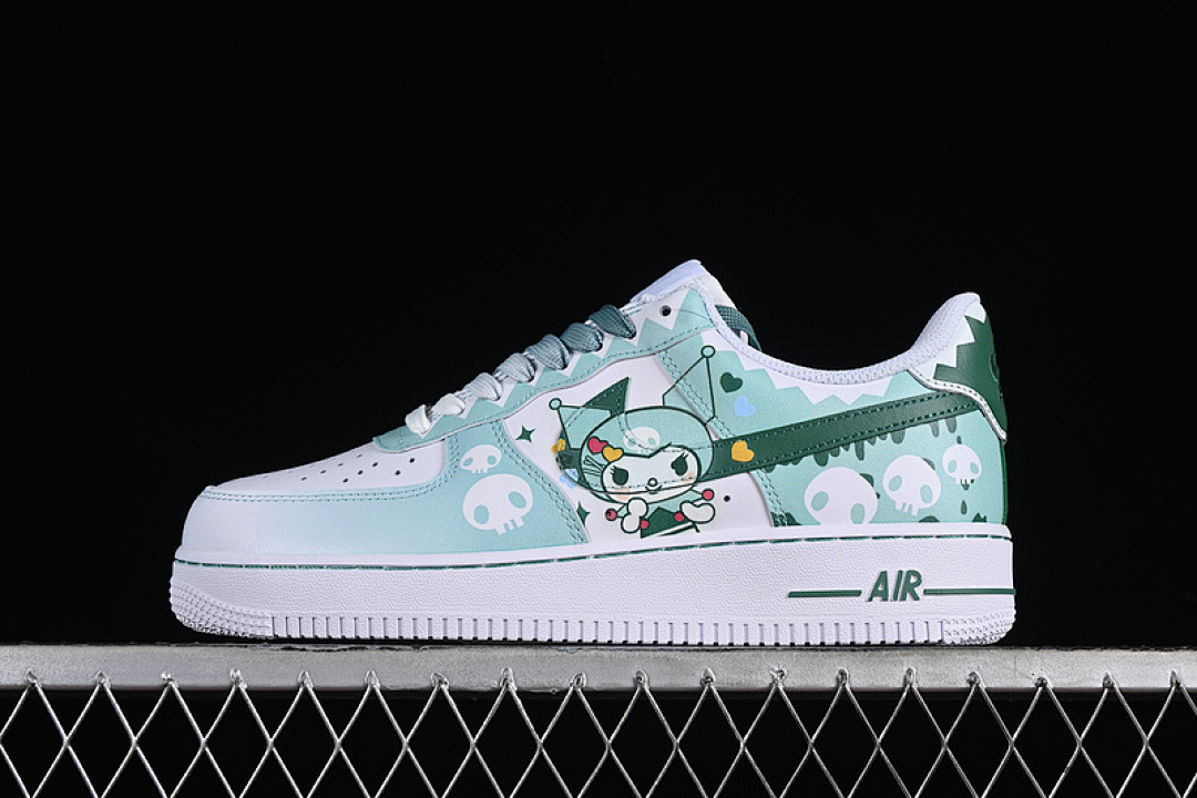Nike [CW2288-111]-[DORAEMON X AIR FORCE 1 07 LOW GREEN/WHITE]-[WOMAN:36-39]-[MAN:40-45], photo 1