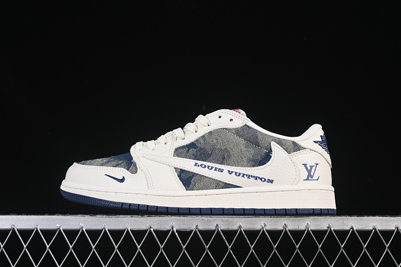 Jordan TRAVIS SCOTT X FRAGMENT DESIGN AIR Jordan 1 LOW OG SP WHITE/GREEN · LD2028-044, photo 1