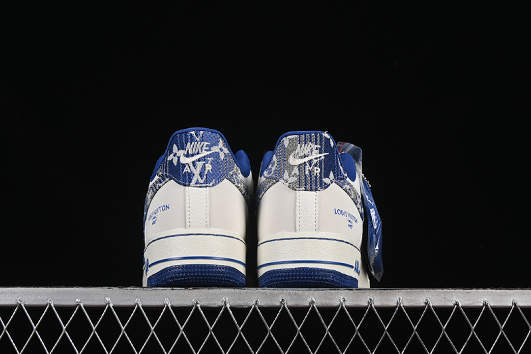 Nike [SC9207-540]-[AIR FORCE 1 07 LOW LV WHITE/GREY/BLUE]-[WOMAN:36-39]-[MAN:40-45] - Image 14